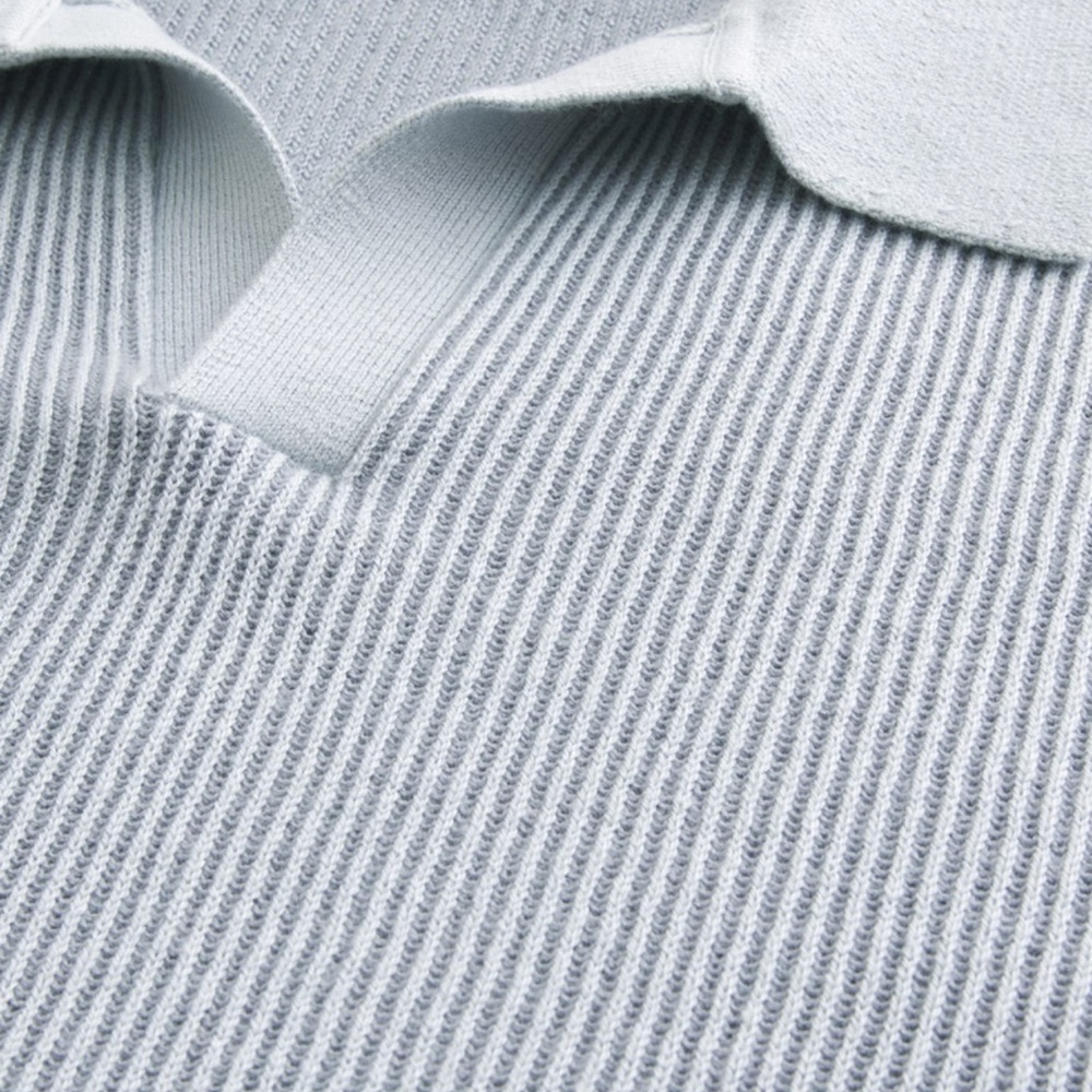 BOXY SWEATER POLO - Picture 4 of 4